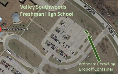 Location of cardboard dropoff