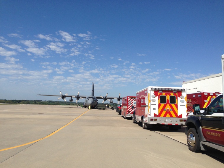 Ambulances by plane