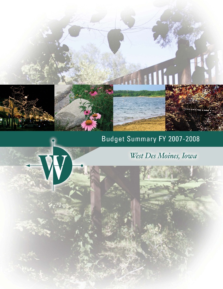 FY 07-08 Budget Cover